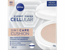 Nivea Expert Finish Cellular 3v1 Care Cushion Cream-Foundation in Cushion SPF15 03 Dark 15 ml