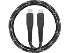 Energea USB-C – Lightning USB kabel 1,5 m černý (CBL-NFCL-BLK150)