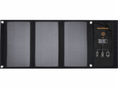 Powerbanka 4smarts Solární panel VoltSolar 21W + powerbanka 10000mAh Černá 540531