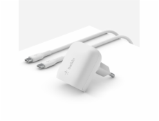 Belkin BOOST Charge 20W Charger white+ USB-C Cab.WCA006vf1MWH-B6