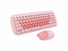 MOFII Candy New 2.4G Wireless Keyboard + Mouse Set (Pink)