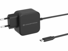 Conceptronická nabíječka CONCEPTRONIC Ladegerät 1Port 67W, GaN USB-C Desk PD sw