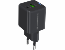 Conceptronická nabíječka CONCEPTRONIC Ladegerät 2Port 33W, 1xUSB-C, 1xUSB-A +3-v-1 sw