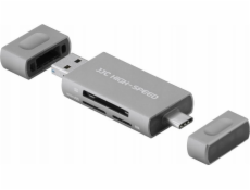 Čtečka JJC Čtečka paměťových karet JJC USB / USB-C SD, NM a microSD (SDXC, SDHC)