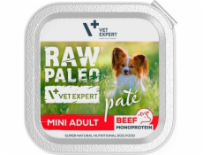 RAW PALEO Pate Mini Adult Beef - mokré krmivo pro psy - 150 g