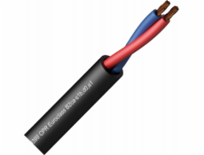 PROCAB CLS215-B2CA/3 – Reproduktorový kábel - 2 x 1,5 mm2 - 16 AWG - EN50399 CPR Euroclass B2ca-s1b d0 a1 100 m drevený kotúč