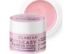 CLARESA SOFT&EASY PINK CHAMPAGNE stavební gel 90g