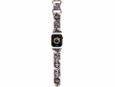 Hello Kitty  silikonové štítky Graffiti - Řemínek Apple Watch 38/40/41 mm (béžový)