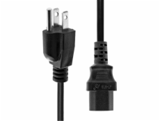 ProXtend napájecí kabel US to C13 2M Black