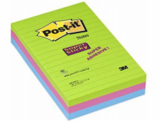 Post-it Pad super lepivý 660-3 ssuc mix barev 101x152mm 3x90 listů (3M0688)