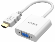 UNITEK ADAPTER HDMI - VGA, FULLHD 60HZ, WHT, M/F