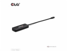 Club3D hub MST USB-C na 3xDisplayPort, Single: 8K30Hz, Triple: 4K60Hz