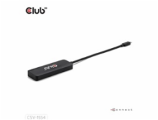 Club3D hub MST USB-C na 3xHDMI, Single: 8K30Hz, Triple: 4K60Hz