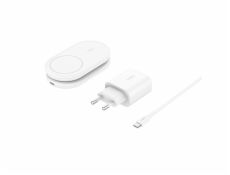 Belkin BOOST Charge magneti. 15W 2in1 +output/USB-C wh.WIZ028vfWH