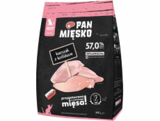 PAN MIĘSKO Chicken with rabbit for kittens - suché krmivo pro kočky - 400g