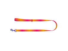 WAUDOG gradient nylon dog leash, 20mm wide, 122cm long, orange