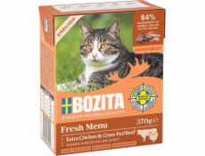 BOZITA Fresh Menu Sterilised Extra Chicken with beef - mokré krmivo pro kočky - 370g