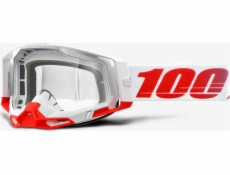 100% Gogle 100% RACECRAFT 2 ST-KITH (Szyba Przezroczysta Anti-Fog, LT 88% -92% + 10 Zrywek) (NEW)