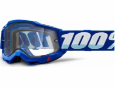 100% Gogle 100% ACCURI 2 ENDURO MOTO BLUE (Szyba Przezroczysta Podwójna) (NEW)