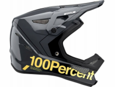 100% Kask full face juniorski 100% STATUS DH/BMX Helmet Carby Charcoal roz. L (51-52 cm) (NEW)