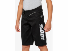 100% Szorty juniorskie 100% R-CORE Youth Shorts black roz. 26 (EUR 40) (NEW 2022)