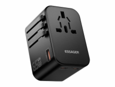 Travel wall charger, Essager, ECT65-LT01-Z, 65W (black)