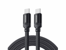 USB-C to USB-C cable, Essager, EXCTT1-YS01-P, 100W, 1m (black)