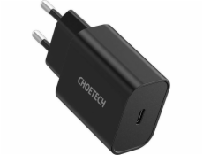 Síťová nabíječka Choetech Q5004 EU USB-C, 20 W (Černá)