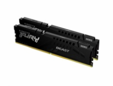 KINGSTON DIMM DDR5 32GB (Kit of 2) 6000MT/s CL36 FURY Beast Černá EXPO