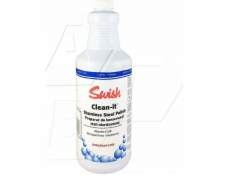 Swish SAINLESS STEEL POLISH clean-it - 1L, lešticí a konzervační prostředek na nerezové povrchy na olejové bázi, bez zápachu