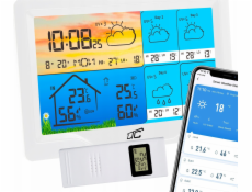 SMART meteostanice s barevným displejem bílý TYUA LXSTP08BS