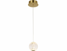 Italux závěsné svítidlo ROSARIO závěsné LAMP PND-12220121-1A-GD Italux glamour LED svítidlo přesah 4,2W 3000K průhledné sklo