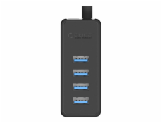 Orico W5P-100 USB to 4x USB 3.0 Hub Adapter (black)