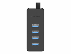 Orico W5P-030 USB to 4x USB 3.0 Hub Adapter (black)