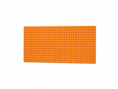 L-W Toys Podložka na stavění - JUNIOR 16x32 bodů oranžová