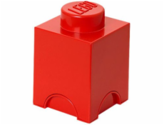 LEGO Storage Brick 1 rot, Aufbewahrungsbox