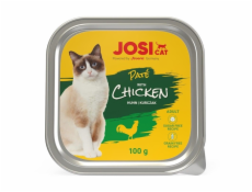 Mokré krmivo pro kočky JosiCat, kuře, 0,1 kg