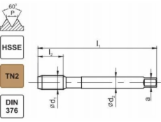 Fanar THREAD M 4 DIN-376B (6H) HSSE TN 800X