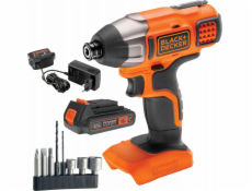 Rázový utahovák Black+Decker BLACK+DECKER RÁZOVÝ DRŽÁK. 18V BDCIM18D1A 115Nm 1x2,0Ah