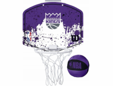 Wilson  NBA Team Sacramento Kings Mini obruč WTBA1302SAC Purple Jedna velikost