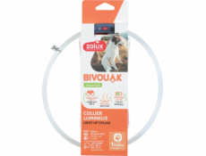 ZOLUX BIVOUAK LED Silikonový transparentní modrý - obojek pro psa - 30-60 cm