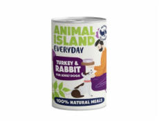 ANIMAL ISLAND Everyday Turkey and rabbit - vlhké krmivo pro psy - 400g