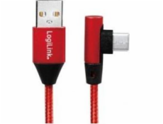 LogiLink USB-A - USB-C USB kabel 1 m červený (CU0146)