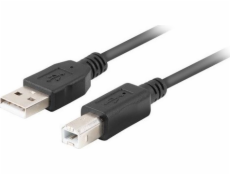 Lanberg USB-A - USB-B USB kabel 1,8 m černý (CA-USBA-15CU-0018-BK)