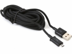 Platinet USB-A - microUSB USB kabel 3 m černý (PUC3MBB)