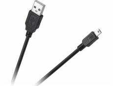 Cabletech USB-A - miniUSB USB kabel černý (KPO3889-2)