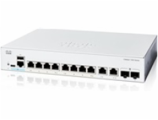 Cisco Catalyst switch C1300-8T-E-2G (8xGbE,2xGbE/SFP combo,fanless) - REFRESH