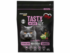 BIOFEED Tasty Cats Life Sterilized Rabbit - suché krmivo pro kočky - 600g