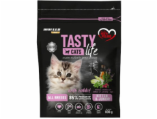 BIOFEED Tasty Cats Life Kitten Junior Rabbit - suché krmivo pro kočky - 600g