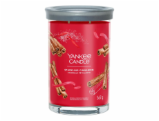 Svíčka ve skleněném válci Yankee Candle, Třpytivá skořice, 567 g